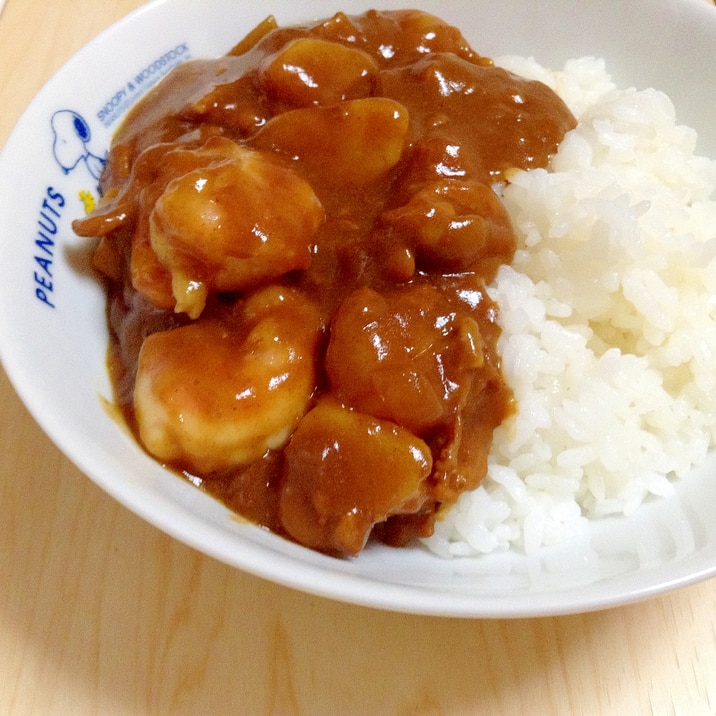 海老とチキンのカレー